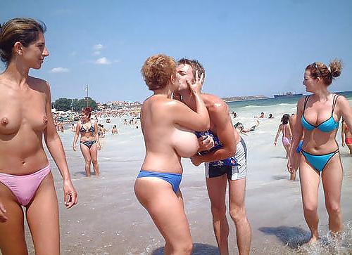 25P Granny bbw beach 4