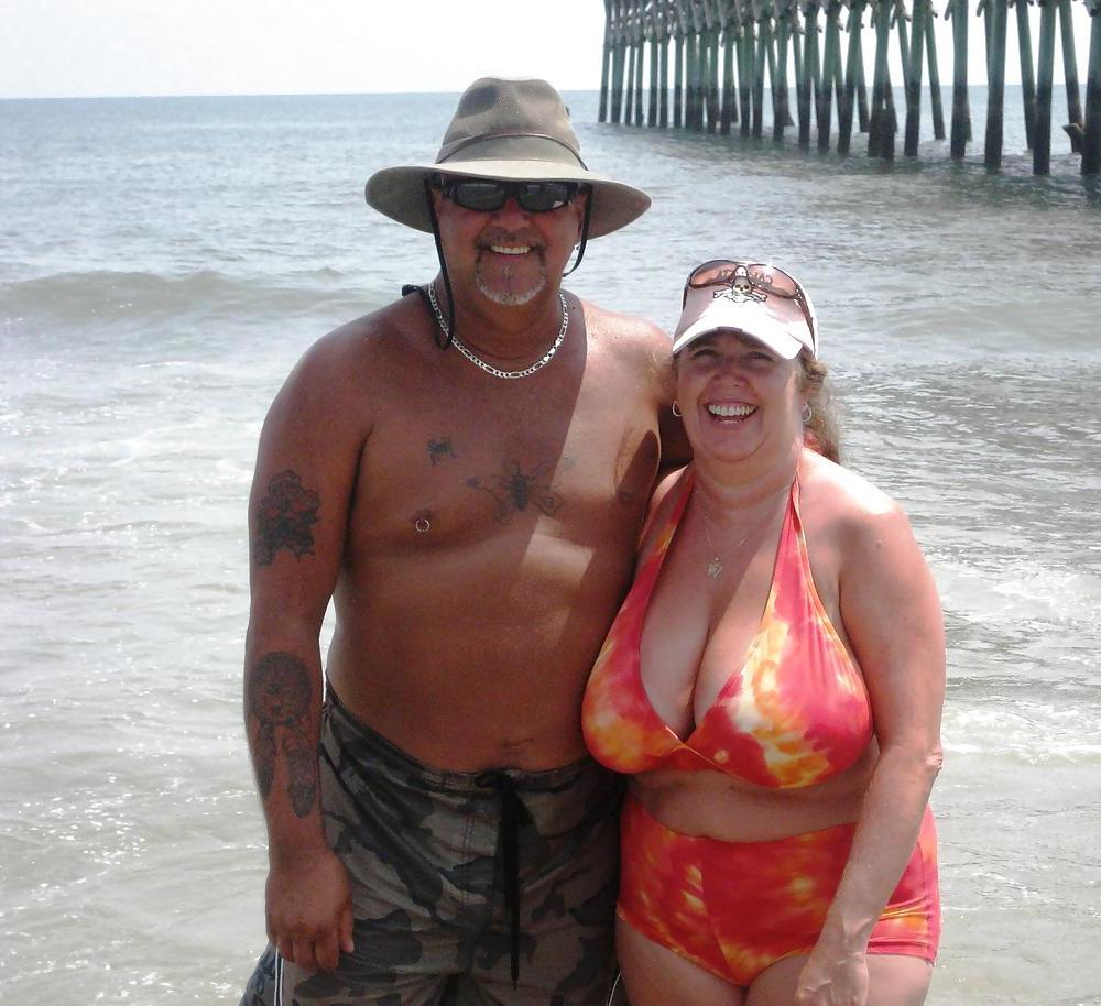 25P Granny bbw beach 3