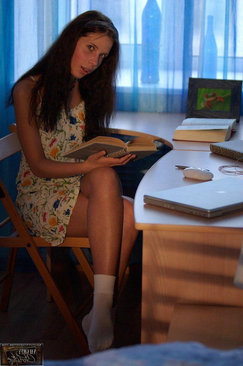 15P Pictures of Naughty Christine being a naughty cocktease