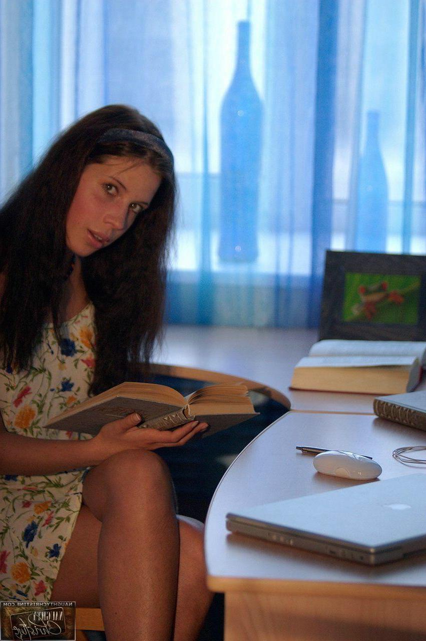 15P Pictures of Naughty Christine being a naughty cocktease