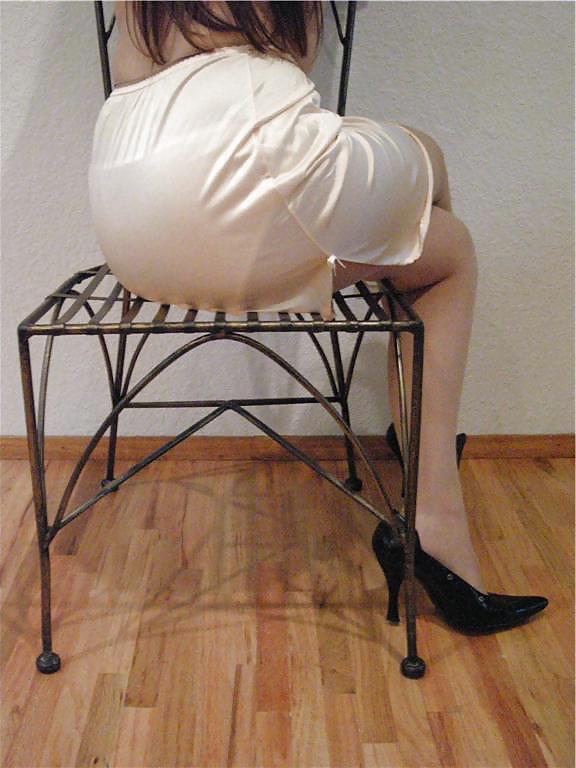 13P Nylon Half Slips with Nylon Panties