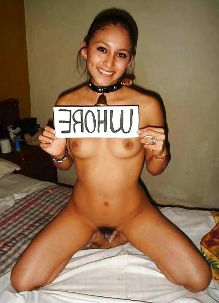 25P Naughty SLUTS with Signs