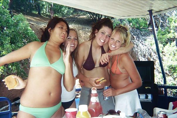 24P Gorgeous College Sluts In Bikinis