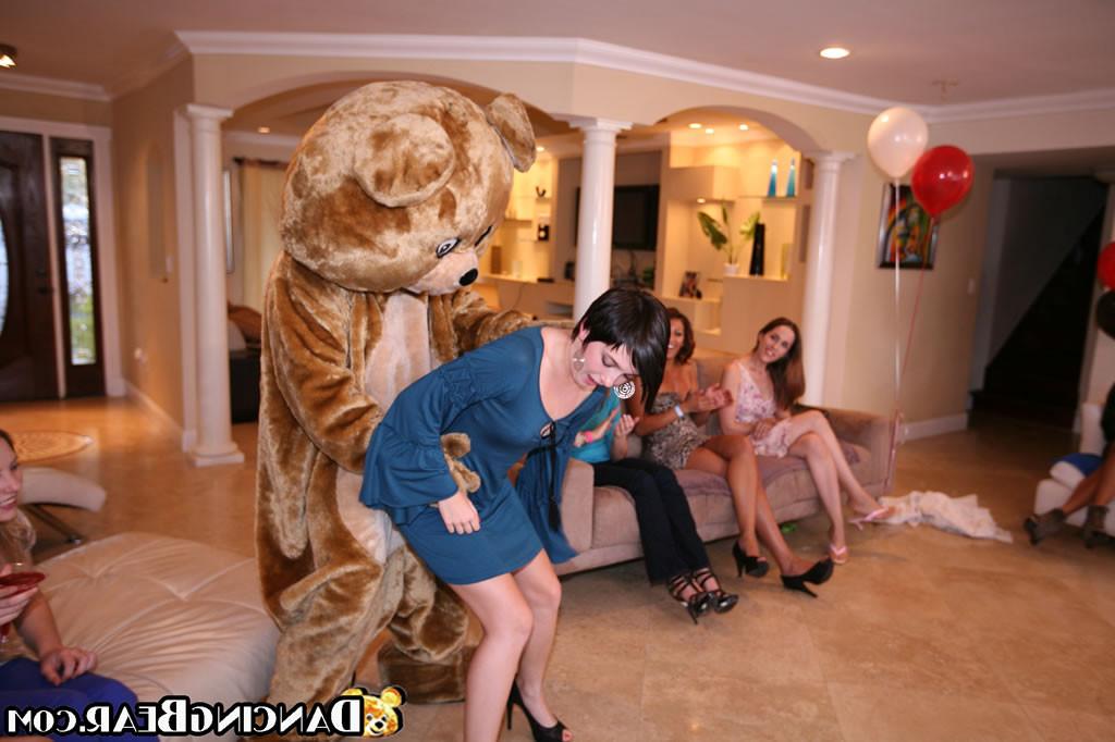 15P Party girl gets her tight pussy stretched in the kitchen