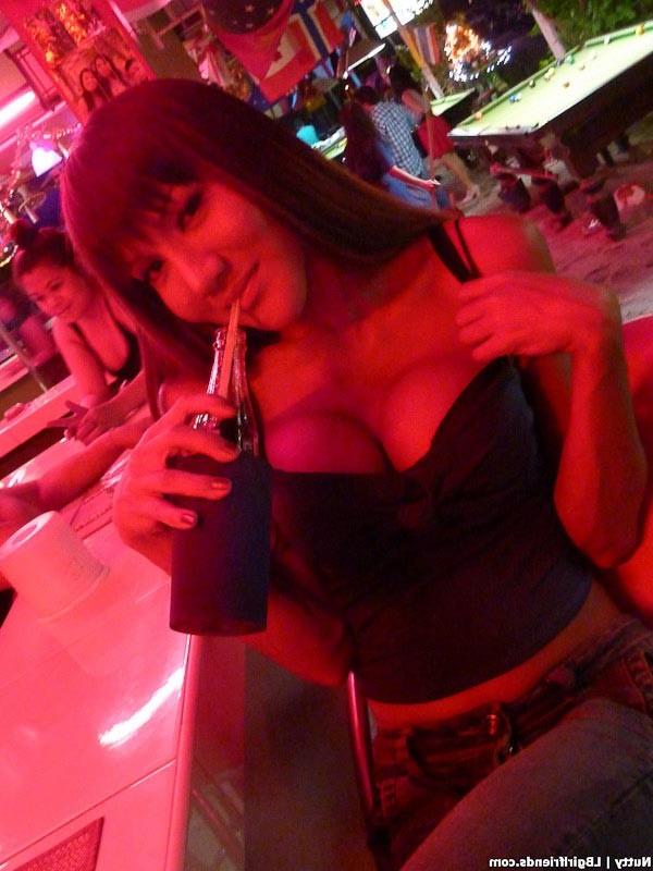 16P Candids of lanky Nutty dancing and dangling her big Thai cumstick