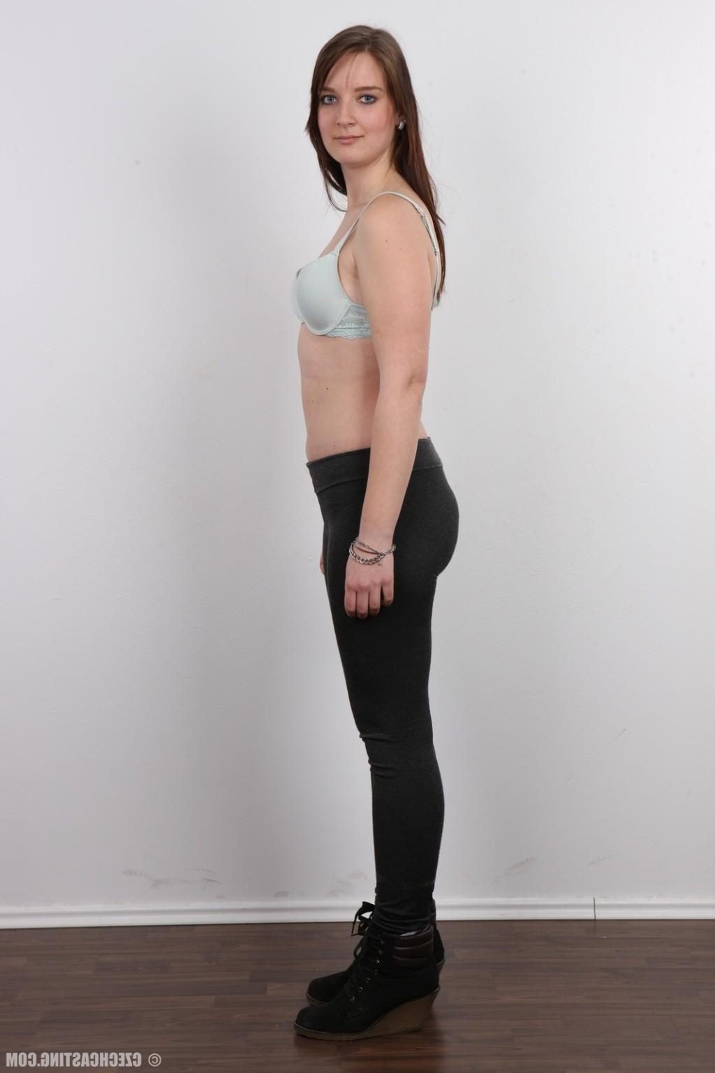 17P Natural amateur brunette with small tits