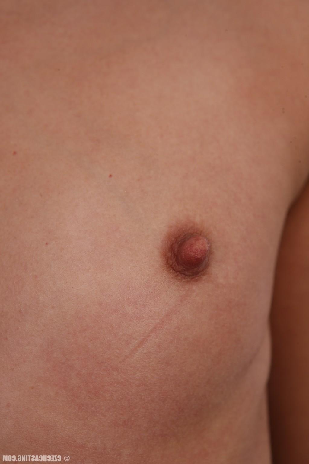 17P Sexy brunette with small breasts