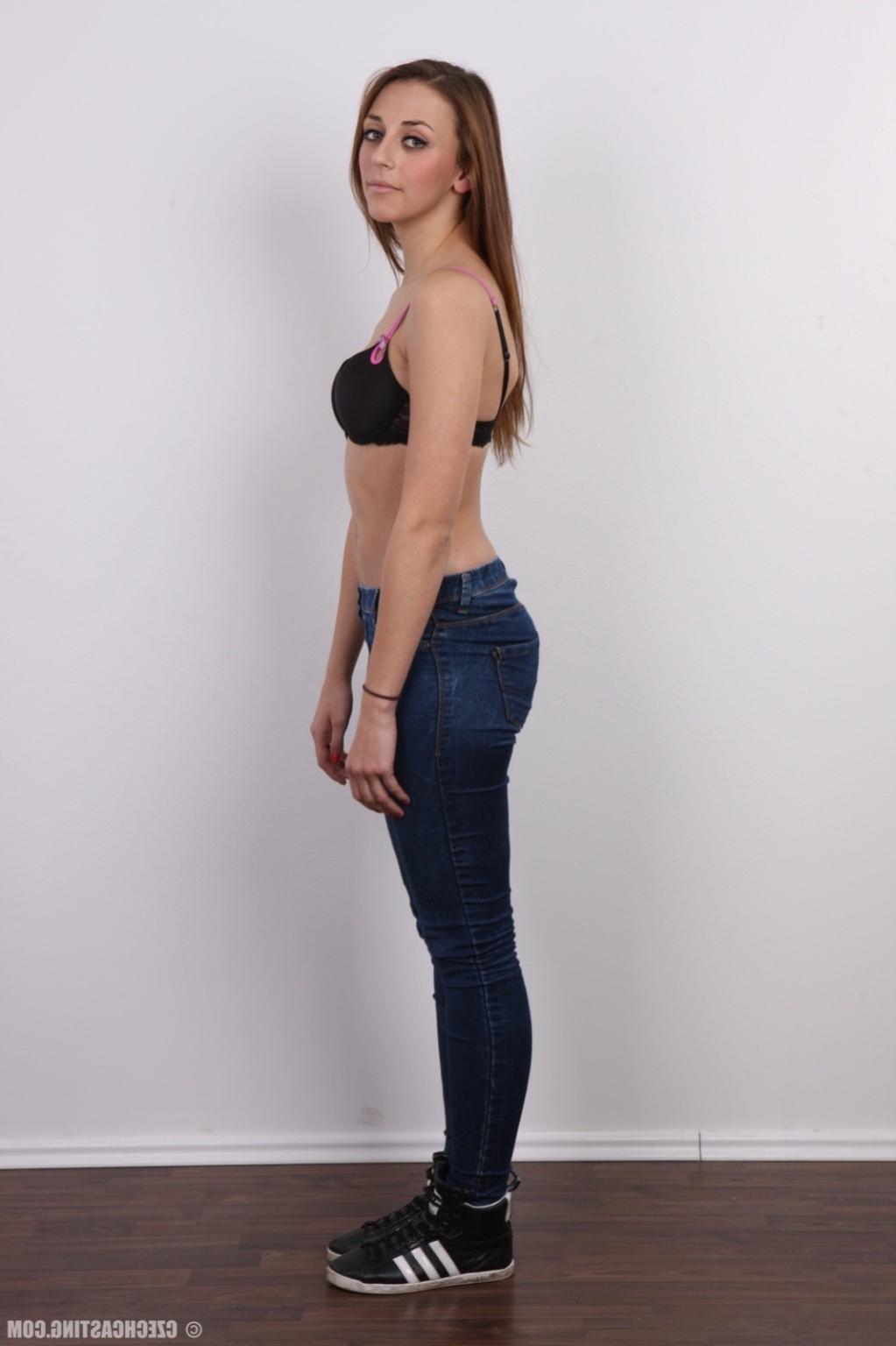 17P Pretty brunette with tiny breasts