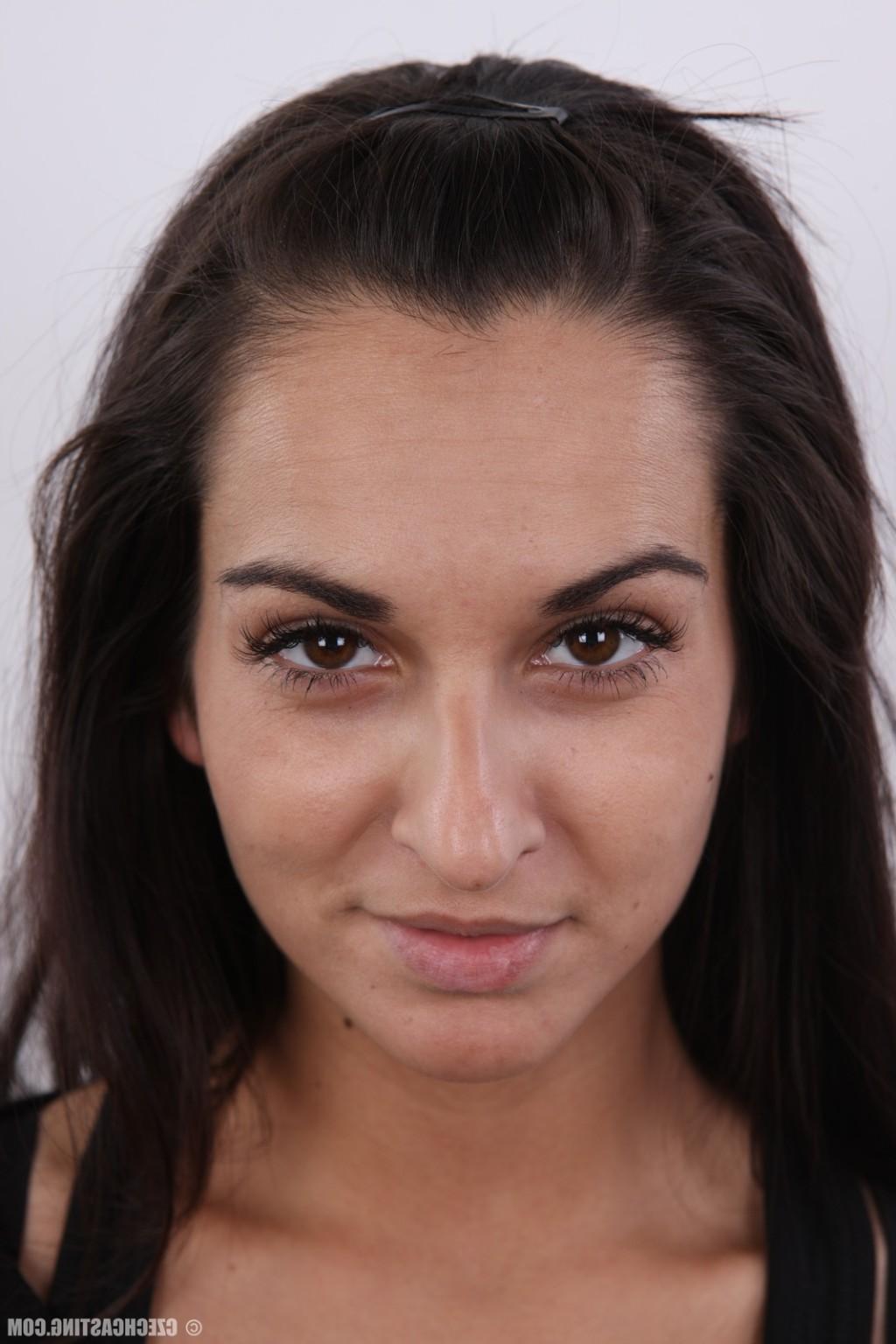 17P Hot brunette with big boobs