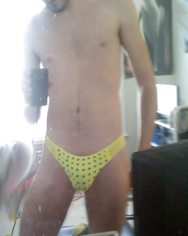 7P Me wearing different girls underwear