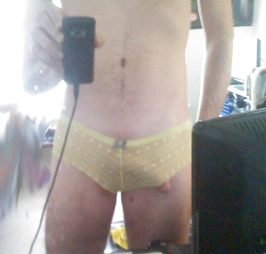 7P Me wearing different girls underwear