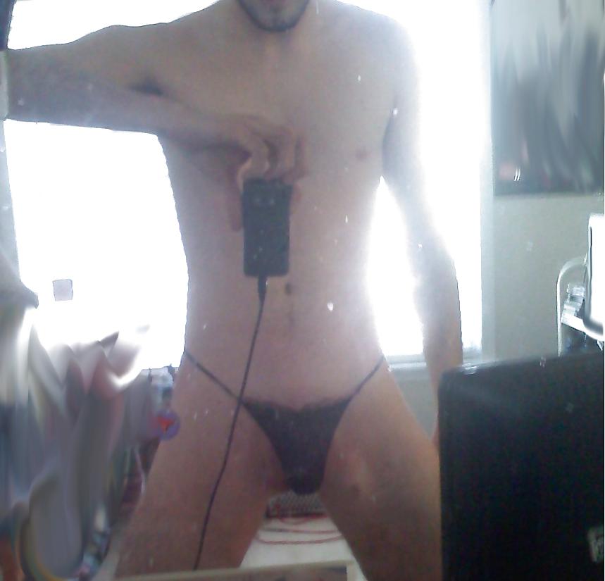 7P Me wearing different girls underwear