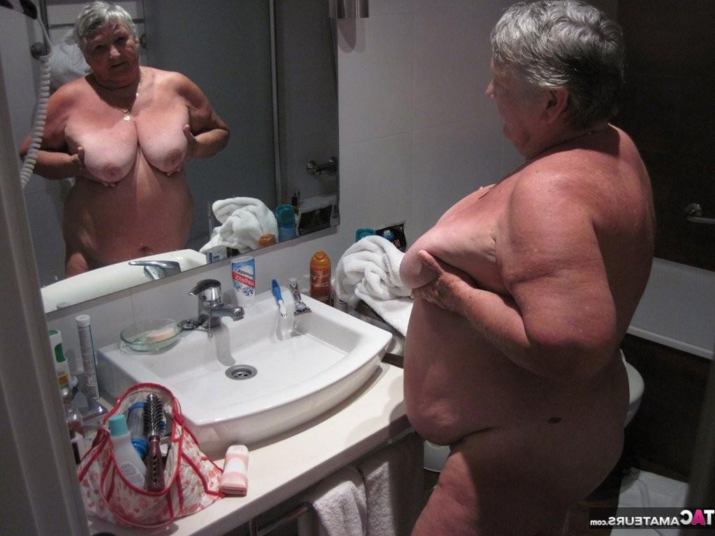 20P Shower time again for Grandma Libby