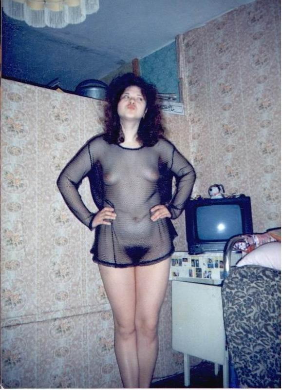 14P Hairy russian retro girls spreading