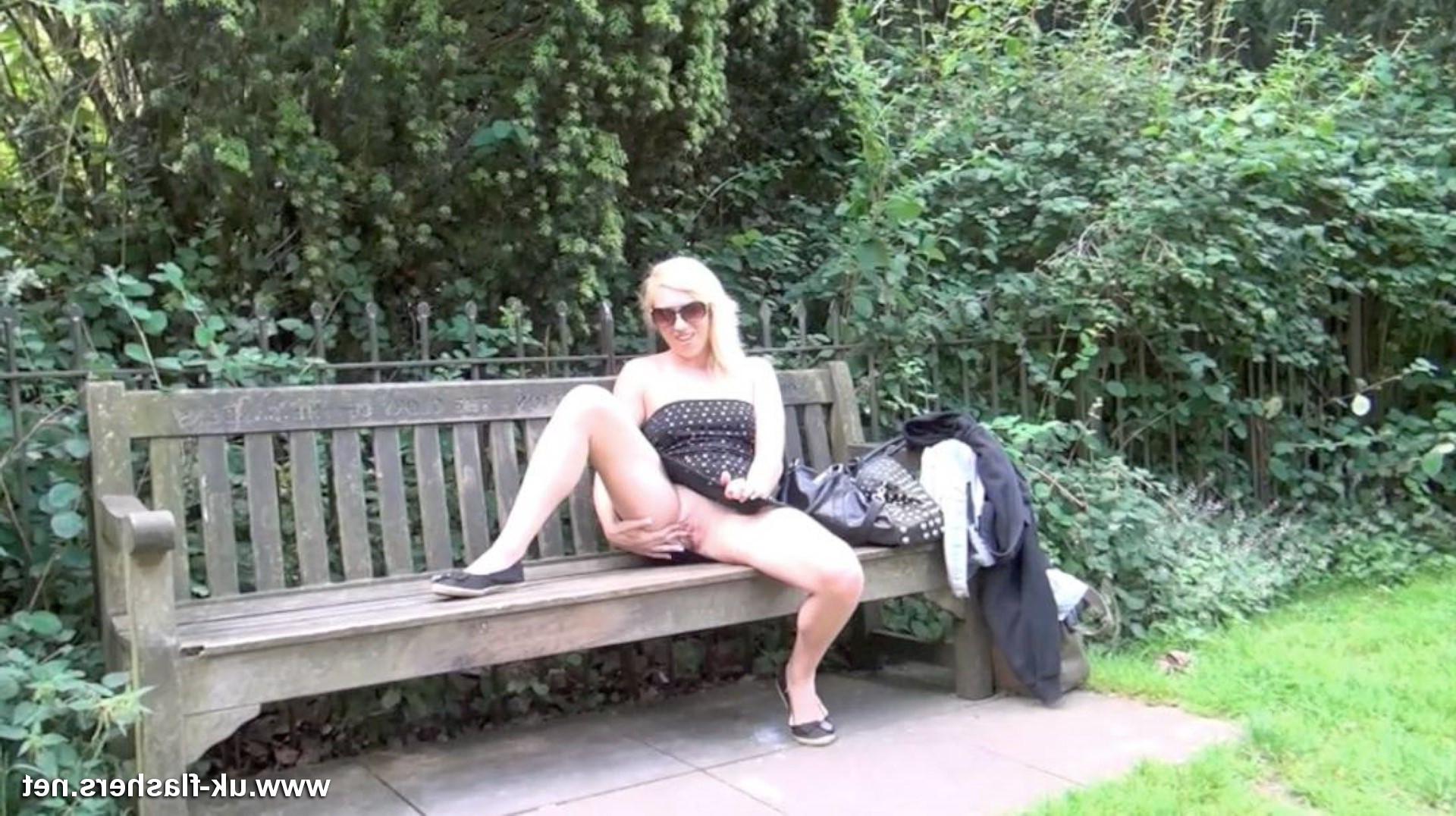 16P Cheeky amateur exhibitionist Axa flashing her boobs and pussy in
