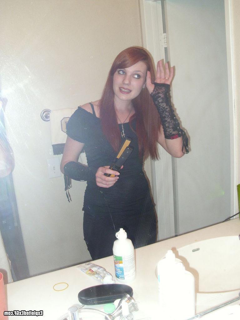 15P Hot amateur redhead teen