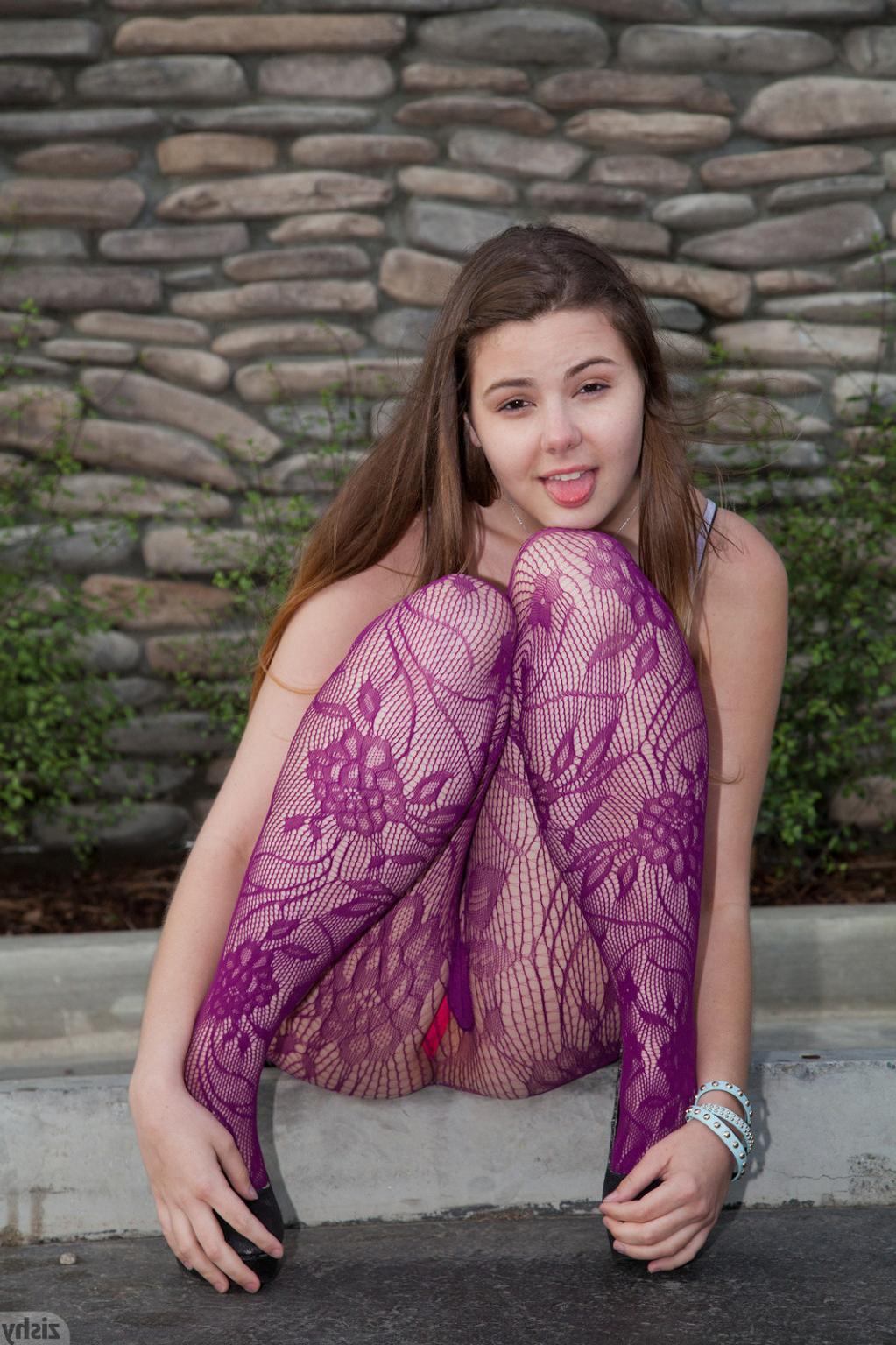 10P Teasing teen in public