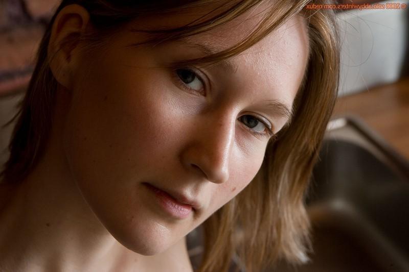 16P Dotty takes off her sexual panties in the kitchen