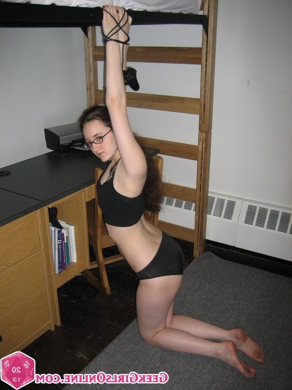 15P Hot nerdy geek girl