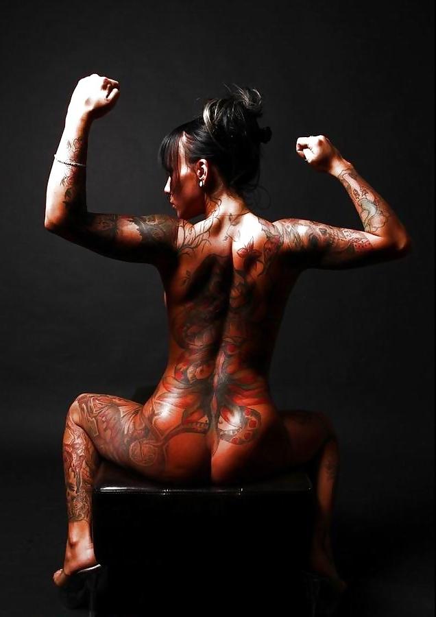 16P extremely tattooed ladies