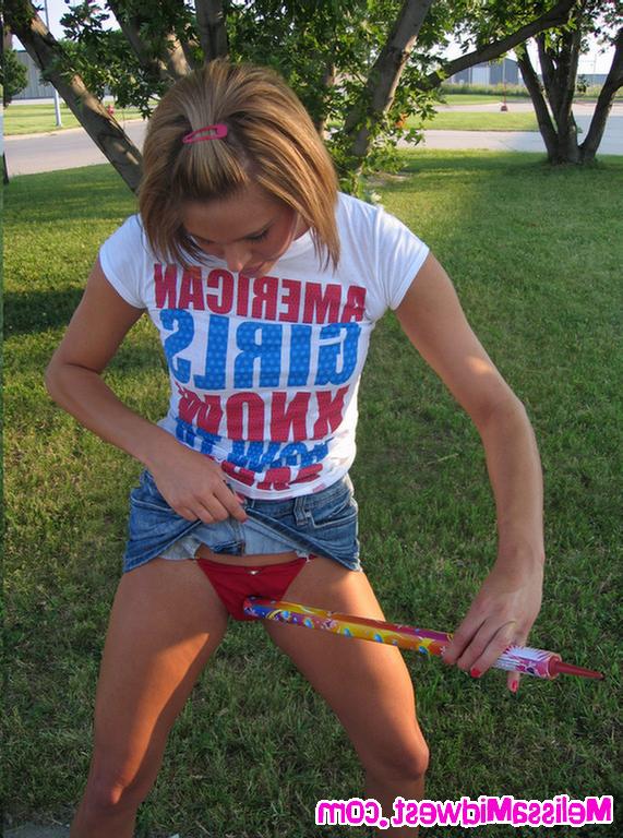 15P Melissa Midwest lighting fireworks and flashing in public
