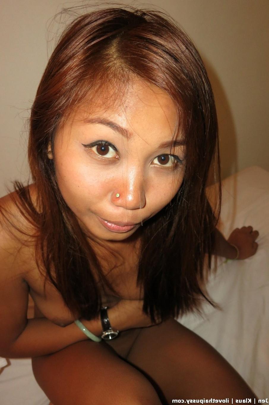 25P Cute Thai Hooker fucked bareback no condom crazy sex tourist bangs asian whore