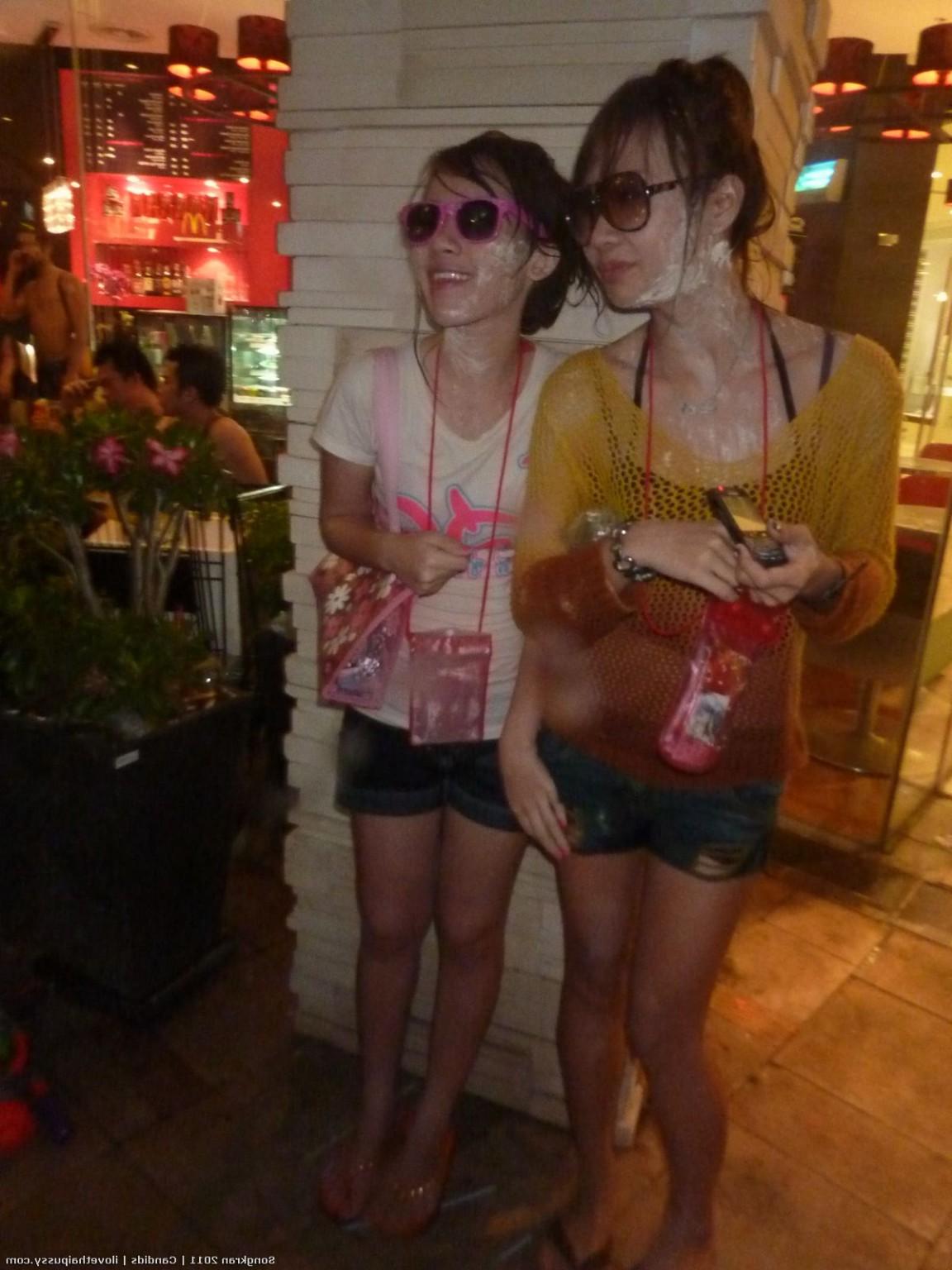 25P Real Hookers from Thailand spreading and fucking sex tourist asian street meat