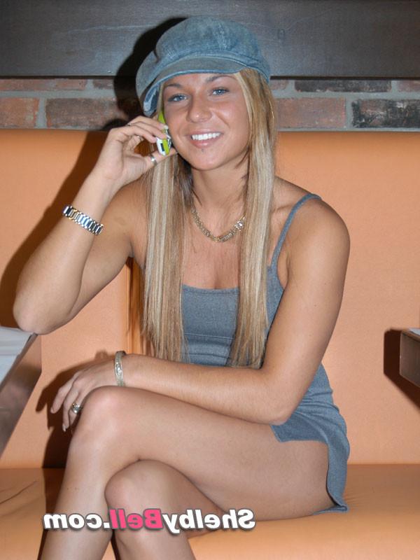 14P Classy blonde cutie Shelby Bell looking hot and teasing
