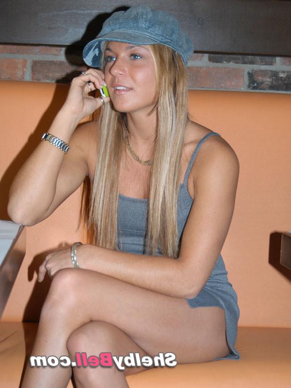 14P Classy blonde cutie Shelby Bell looking hot and teasing