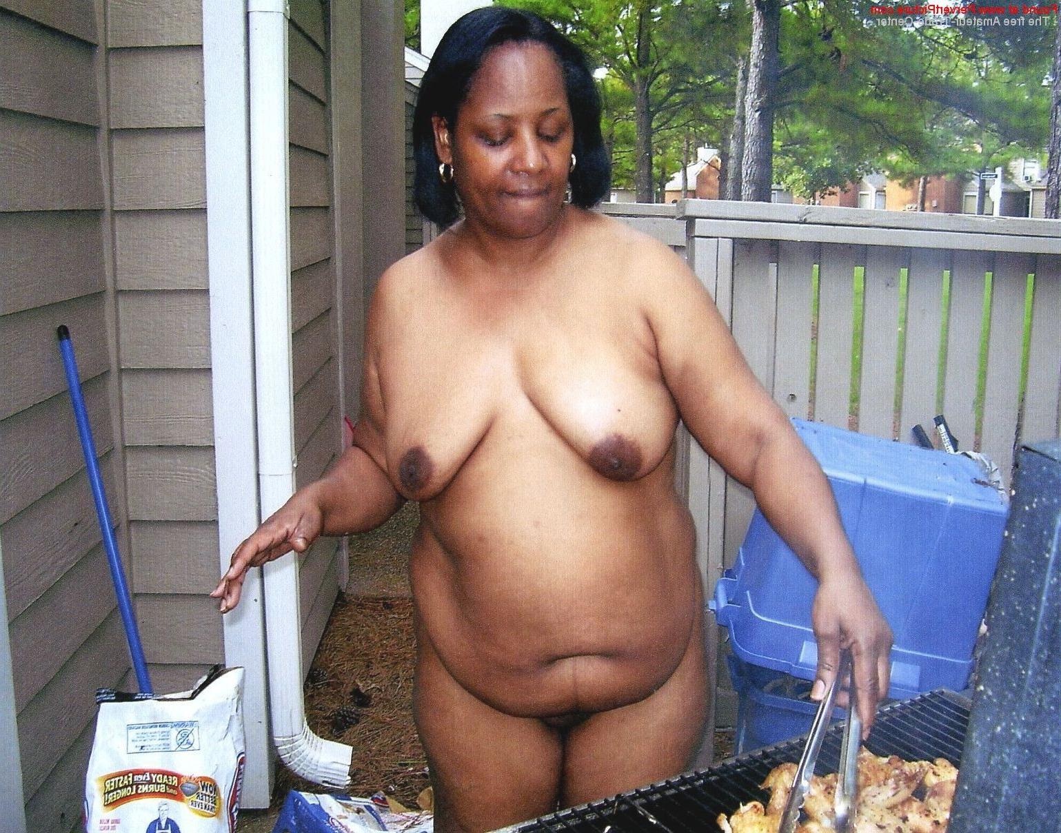 16P Old black ebony chubby old ladies with bog boobs