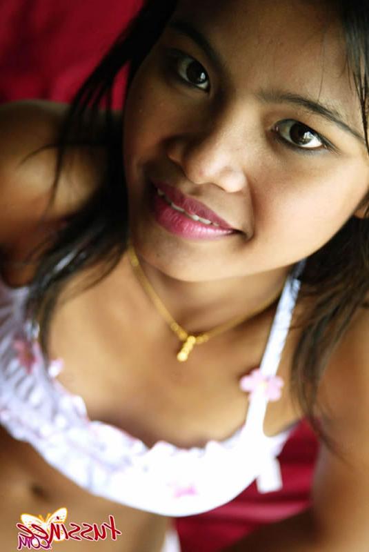15P Stunning Asian teen Tussinee in sexy underwear