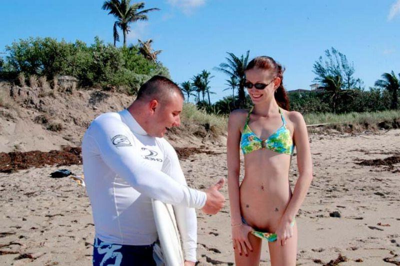 20P Beach goddess walking in the shore
