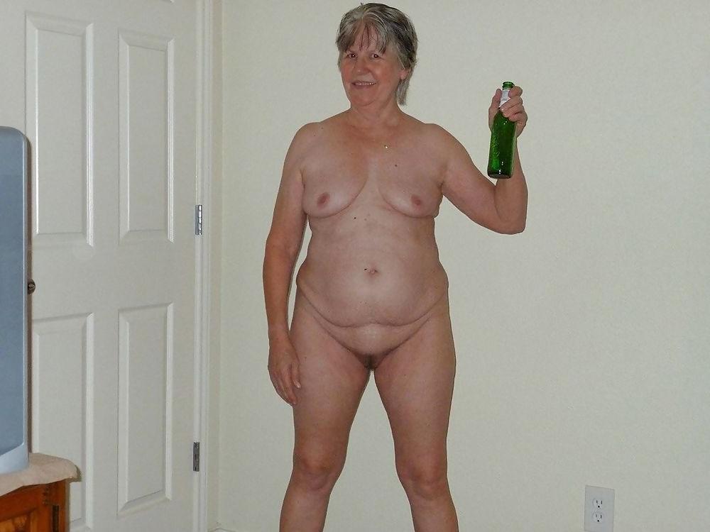 25P Grey hair granny