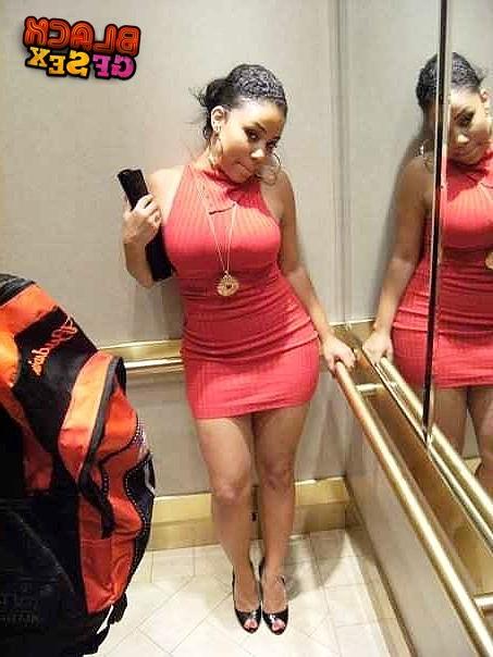 12P Sexy black girls show off their round tits