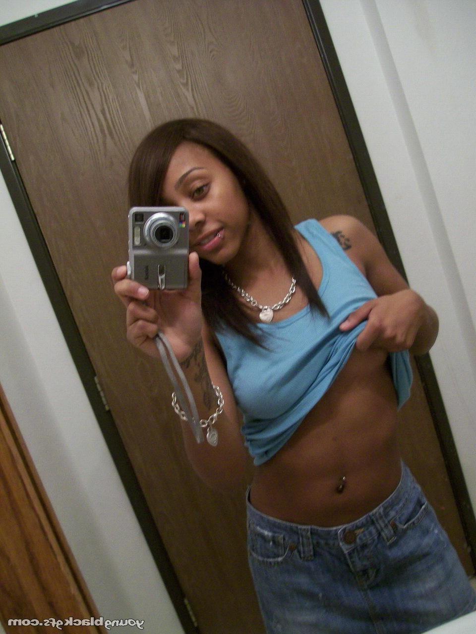 15P Self shot black girl