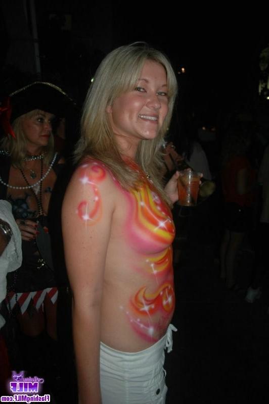 15P Mature Mardi Gras Flashing Milfs Exposing Big Older Tits In Public Voyeur Fantas