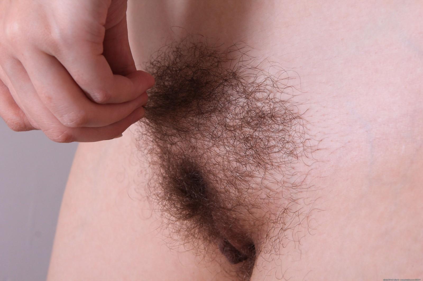 15P Hairy playful amateur showing unshaven muff