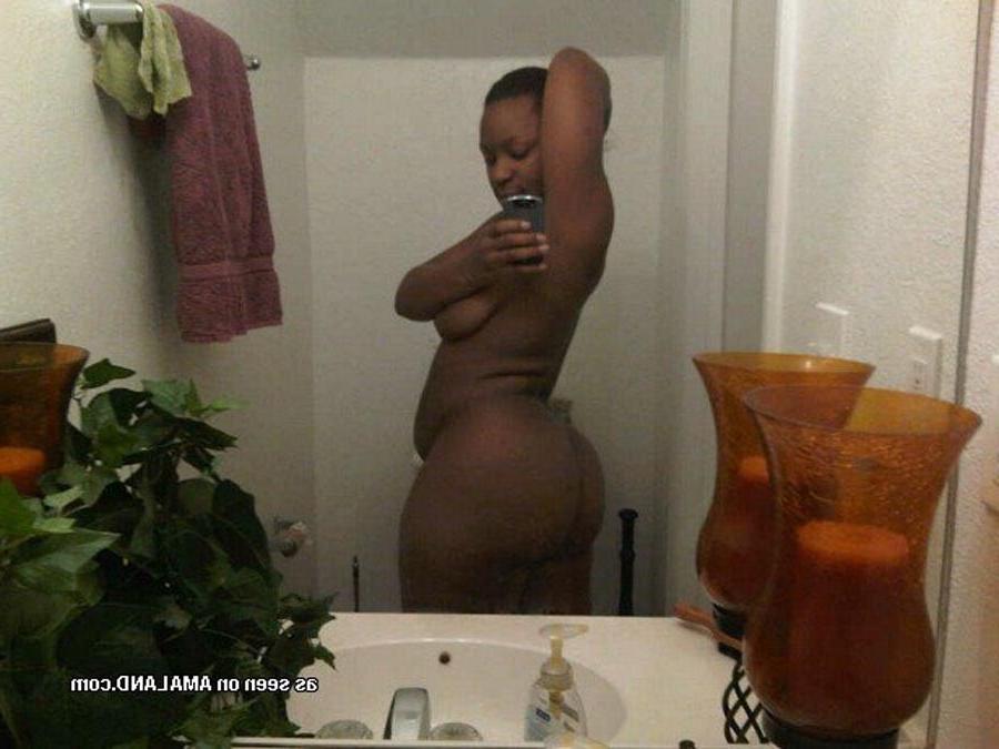 15P Ebony Girlfriends Self Shot Mirror Flashing Perky Tits And Hot Black Asses