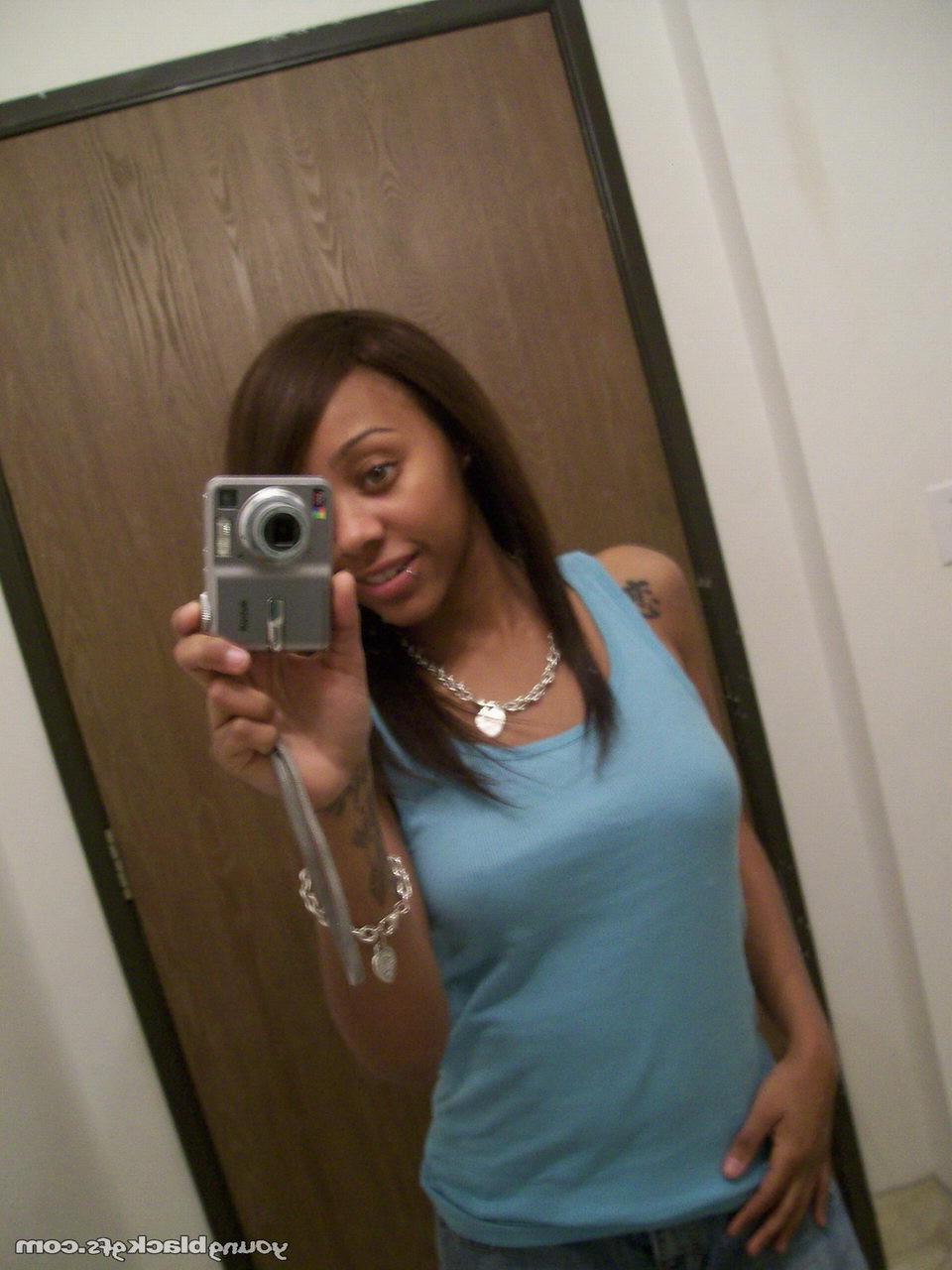 15P Self shot black girl