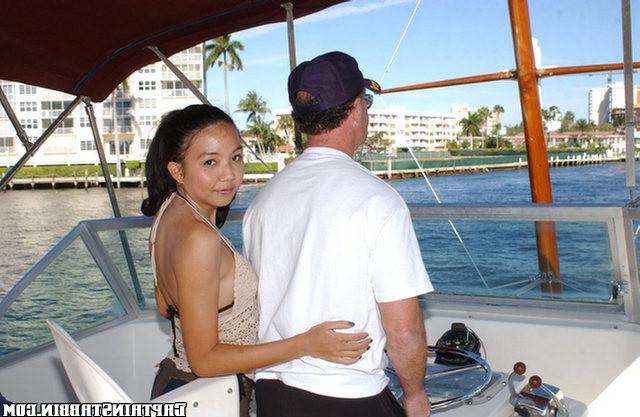 6P Cute latina dancing good on captain stabbins lap