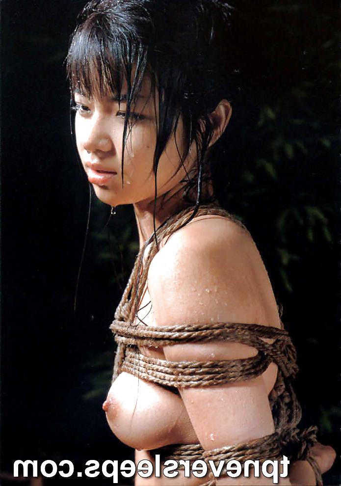 14P Hogtied Japanese in sensational shower