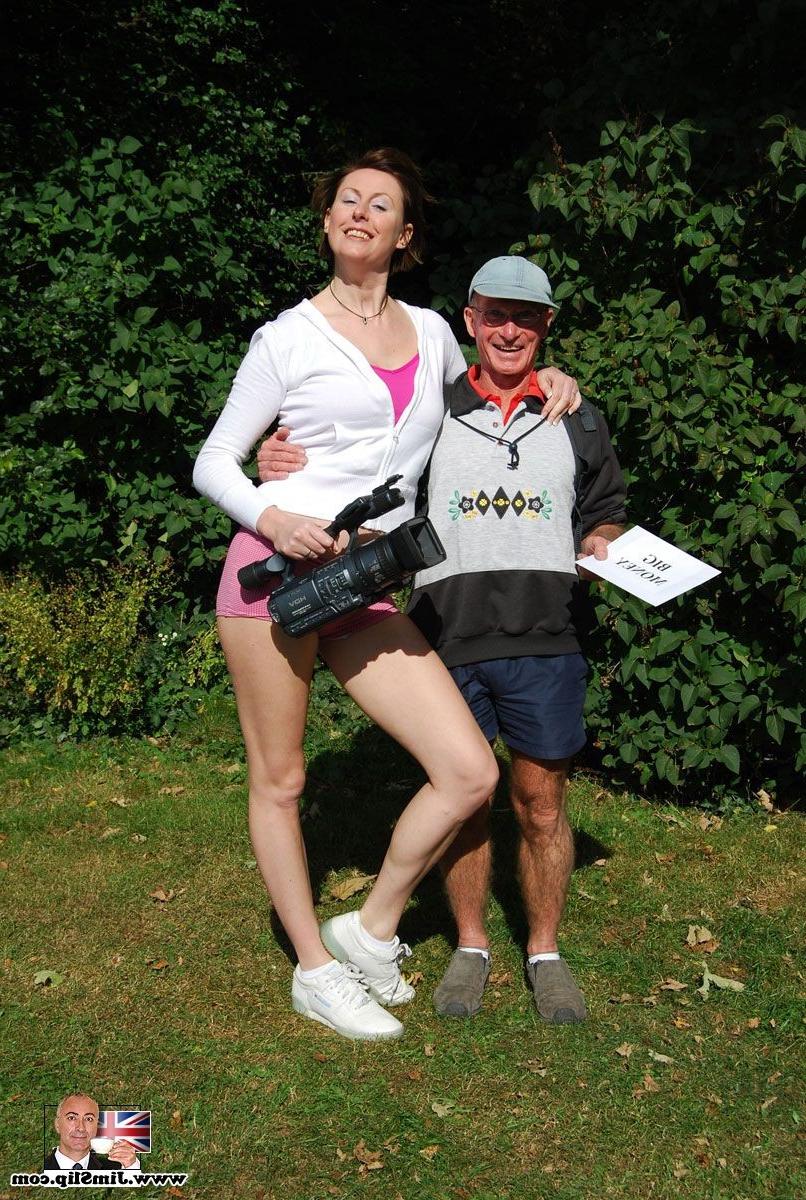 15P Tall British slut fucking a dirty and old senior guy wild