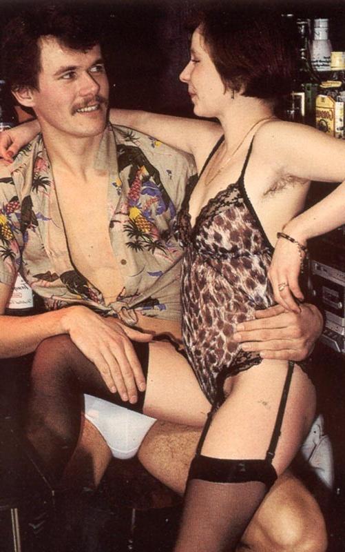 16P Two retro guys fucking two hairy seventies ladies