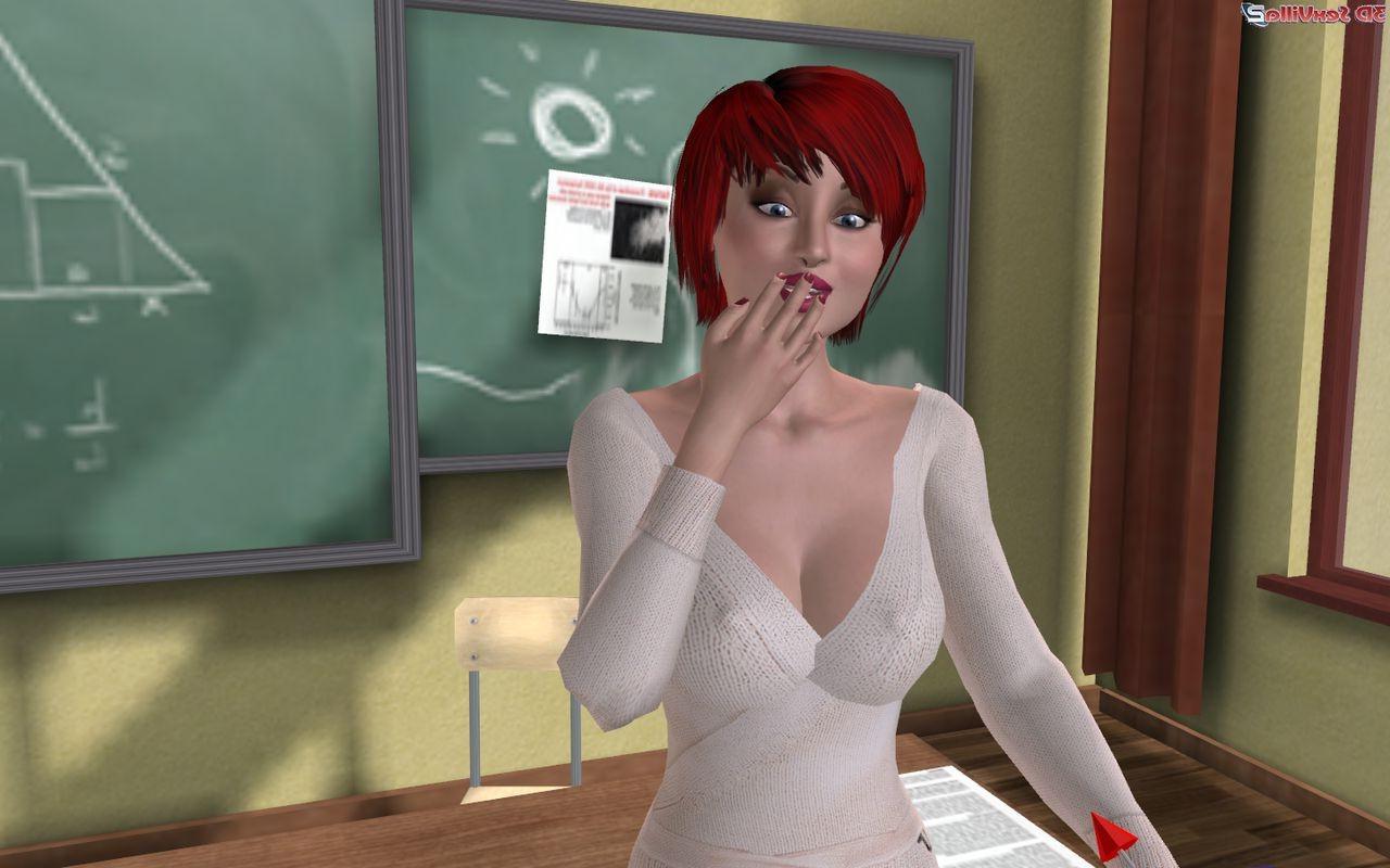 16P Classroom fight ends wiht a blowjob for the bully
