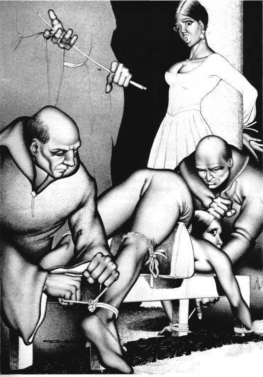 15P classic females in rope bondage bizarre and painful art