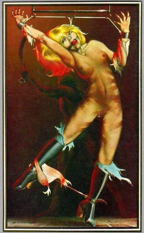 15P classic females in rope bondage bizarre and painful art