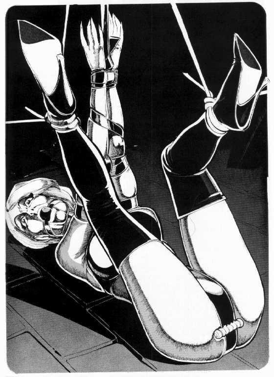 15P classic females in rope bondage bizarre and painful art