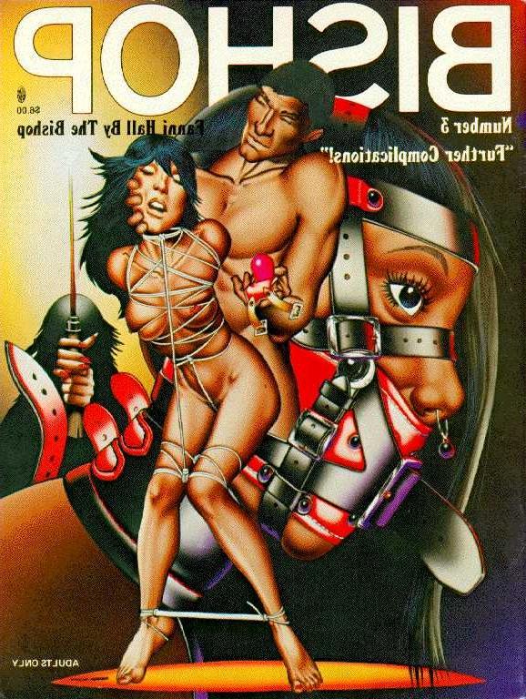 15P classic female bondage art and rope fetish drawings