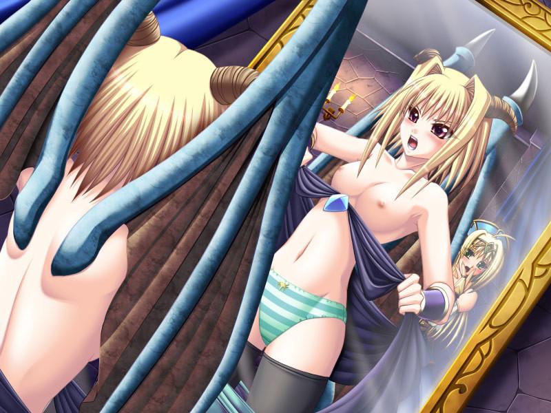 16P Perfect blonde hentai princess submits to strange fetish sex