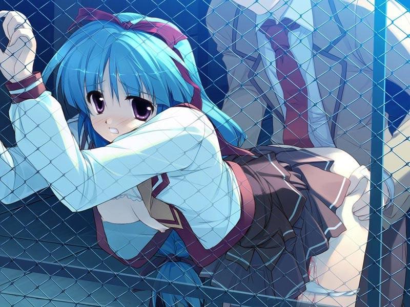 18P Tiny cotton underwear on the sweetest little hentai teen pussy